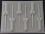 247x Skinny Penis Chocolate or Hard Candy Lollipop Mold